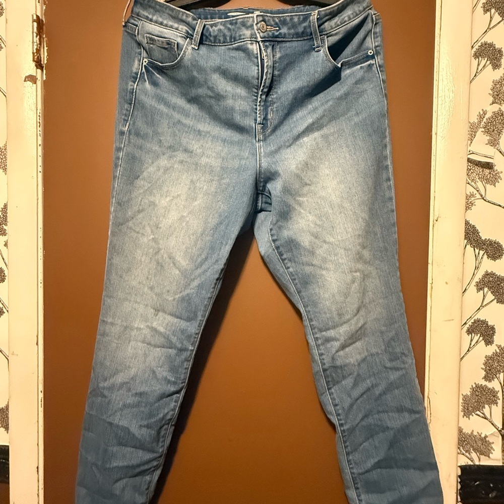 Old Navy Light Blue Women's Straight Leg Jeans